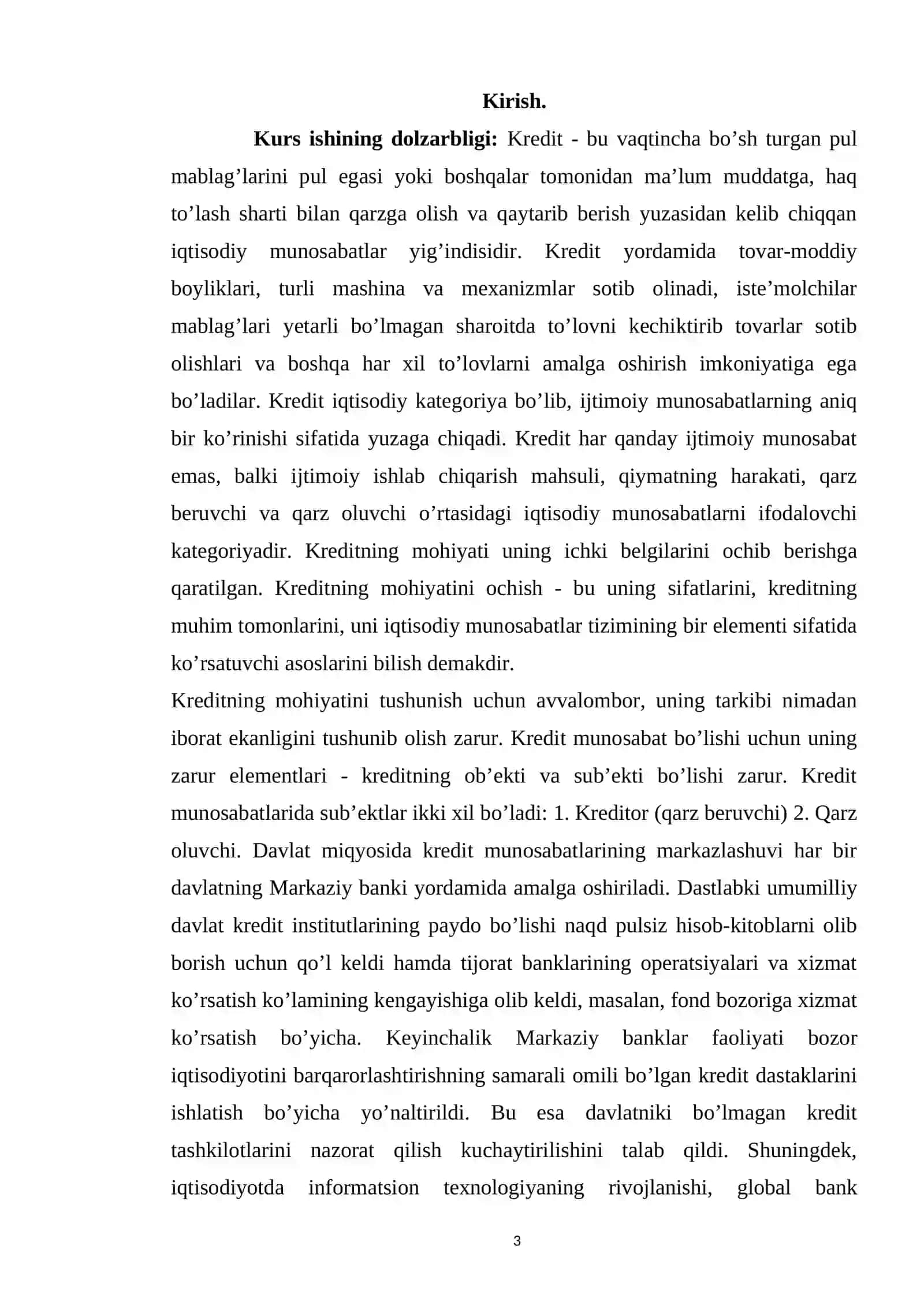 Krеdit bо’уichа fоiz stаvkаlаr vа ulаrgа tа’sir qiluvchi оmillаr 3
