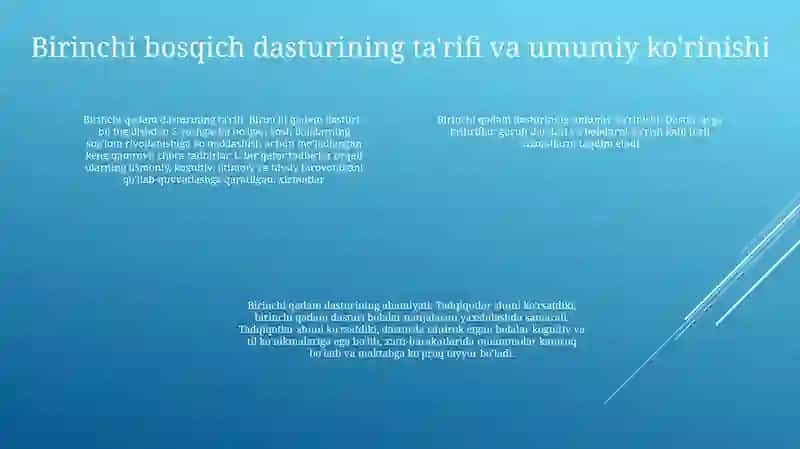 Maktabgacha Yoshdagi Bolalar Rivojlanishida Ilk Qadam Dastiri 3