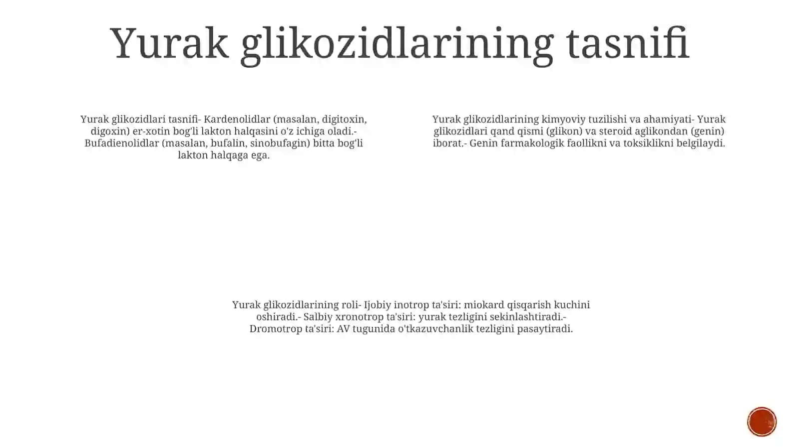 Yurak Glikozidlarining Kimyoviy TuzilishiVaAhamiyati 3