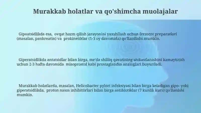 Murakkab holatlar va qo'shimcha muolajalar 3