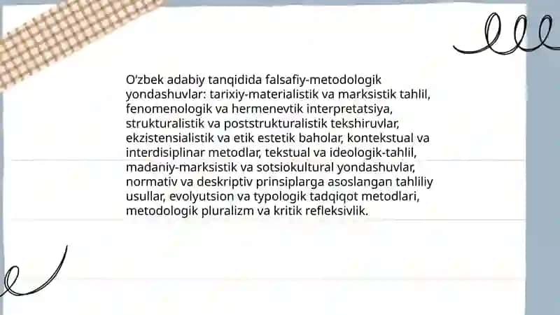 Oʻzbek adabiy tanqidida falsafiy yondashuvlar 3