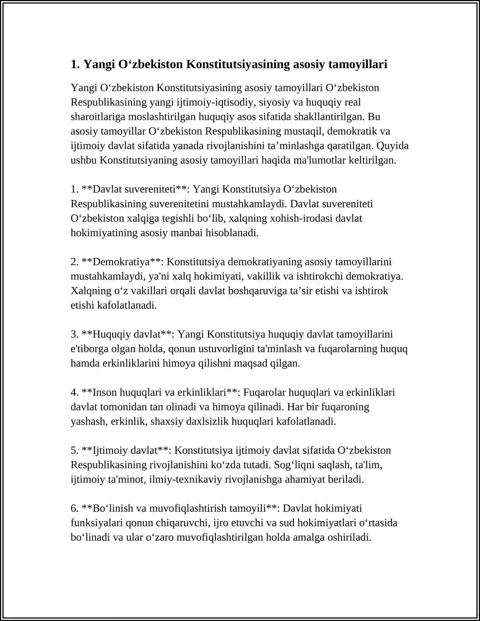 YANGI OʻZBEKISTONNING YANGI TAHRIRDAGI KONSTITUTSIYASI KELAJAGIMIZ HUQUQIY POYDEVORIDIR 3