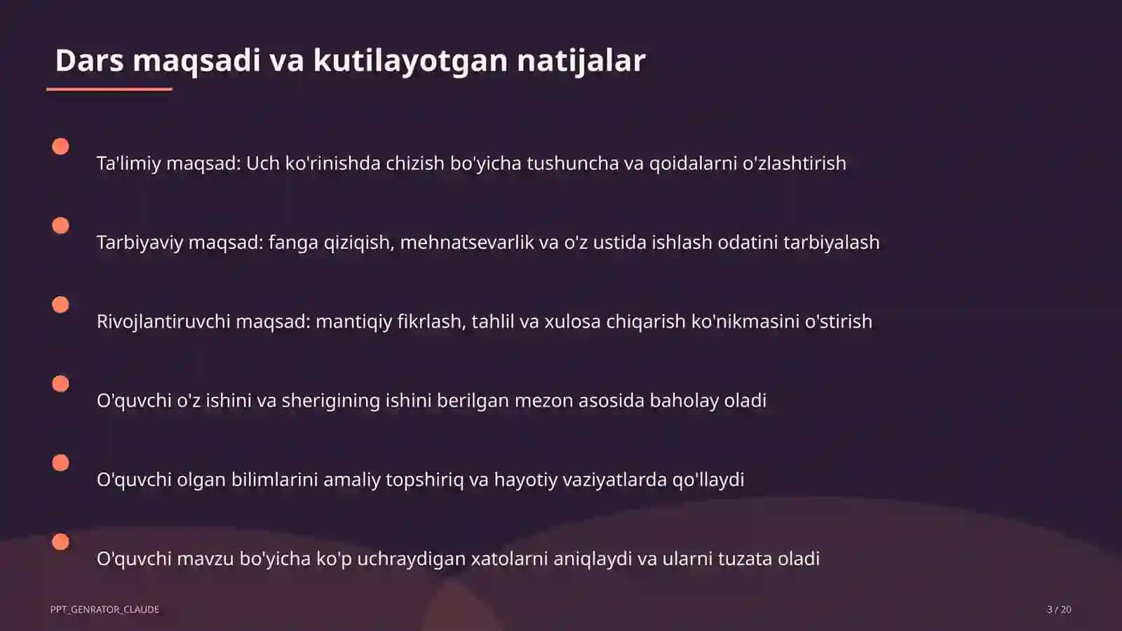 Uch ko'rinishda chizish (8-sinf) 3