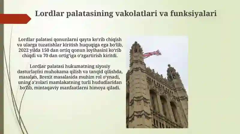 Lordlar palatasi va Jamoatchilik palatasi 3