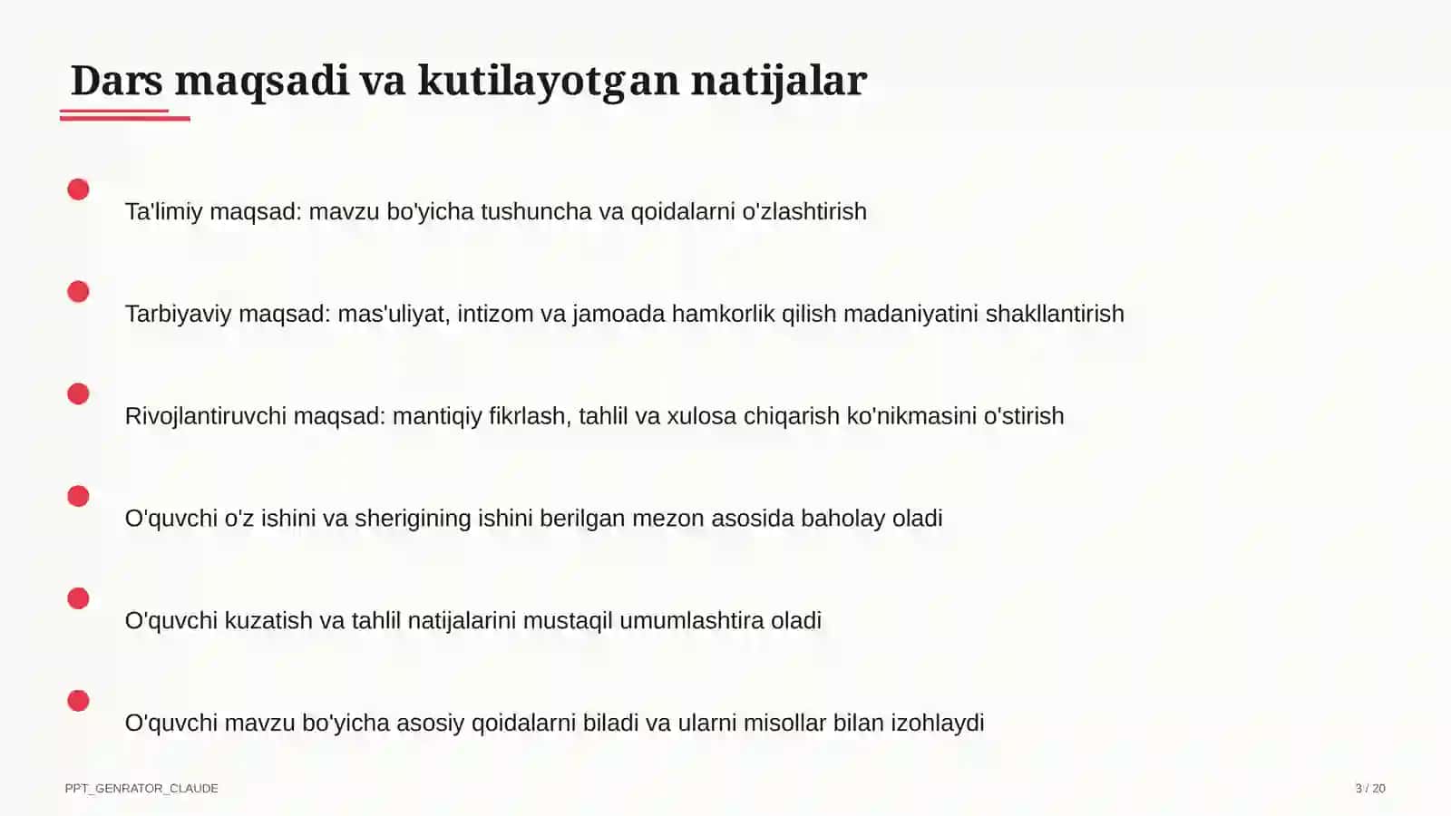 Geometriyaning boshlang'ich tushunchalari: nuqta, to'g'ri chiziq, kesma (7-sinf) 3