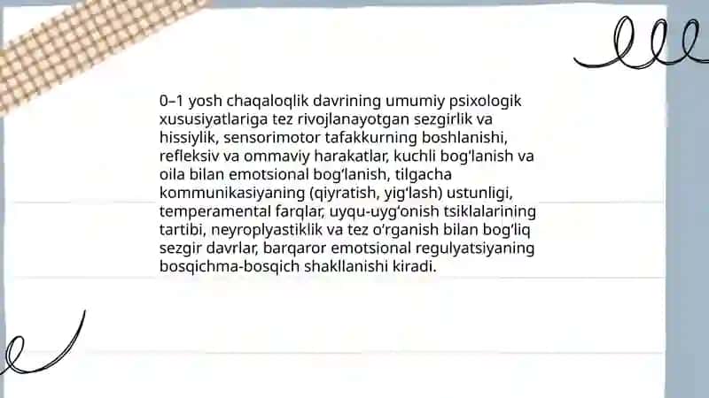 Chaqaloqlik davrining psixologik xususiyatlari va uning psixodiagnostikasi 3