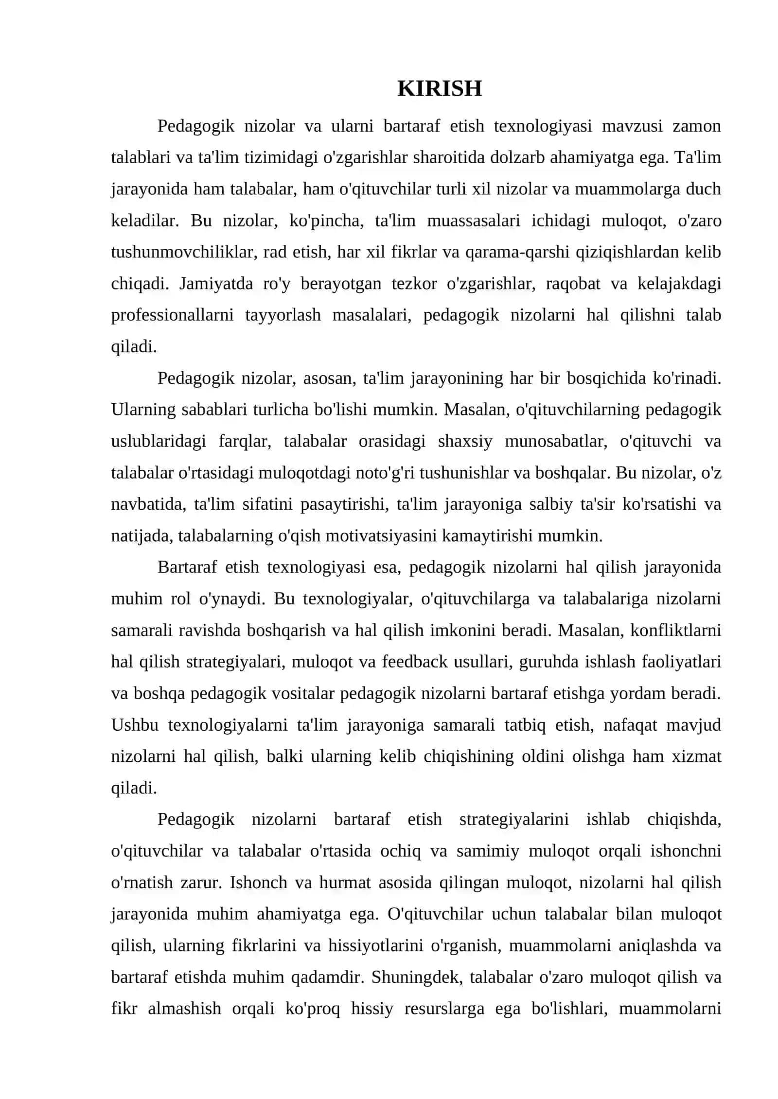PEDAGOGIK NIZOLAR VA ULARNI BARTARAF ETISH TEXNOLOGIYASI 3