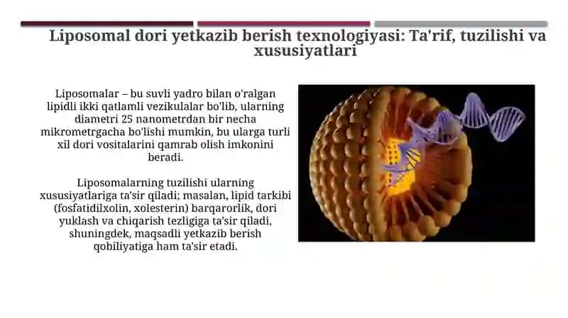 Liposomaldor ishlab chiqarish texnologiyasi 3