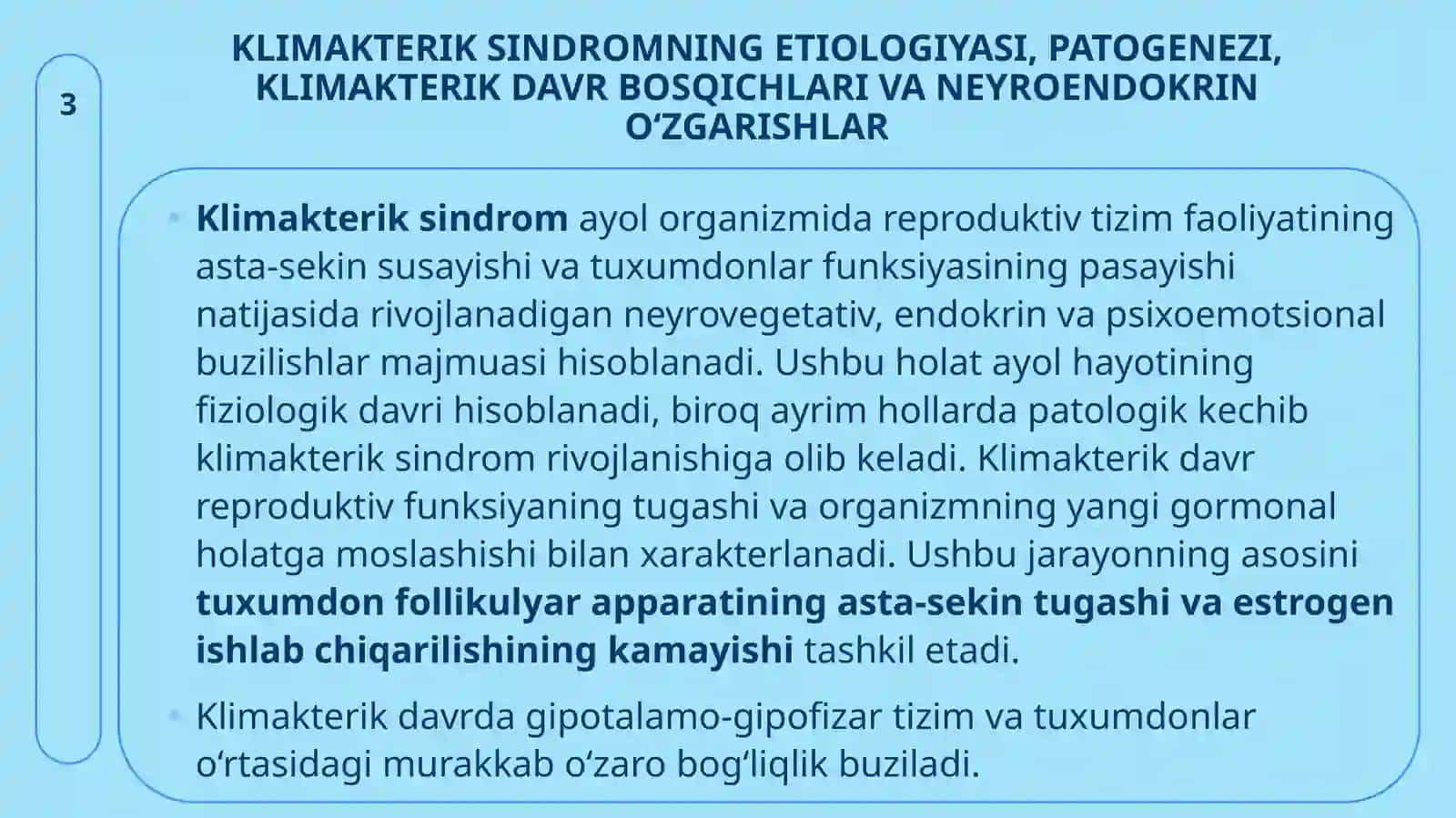 Klimakterik sindrom 3