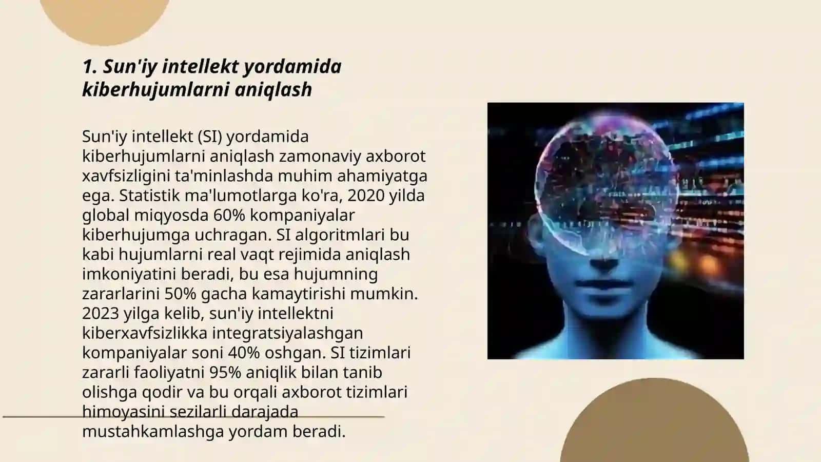 Axborot xavfsizligida sun'iy intellektning qo'llanilishi va samaradorligi 3