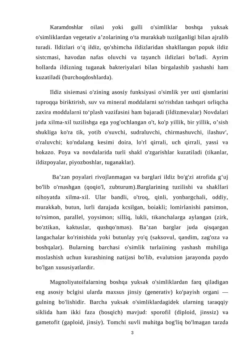 Karamdoshlar oilasi 3