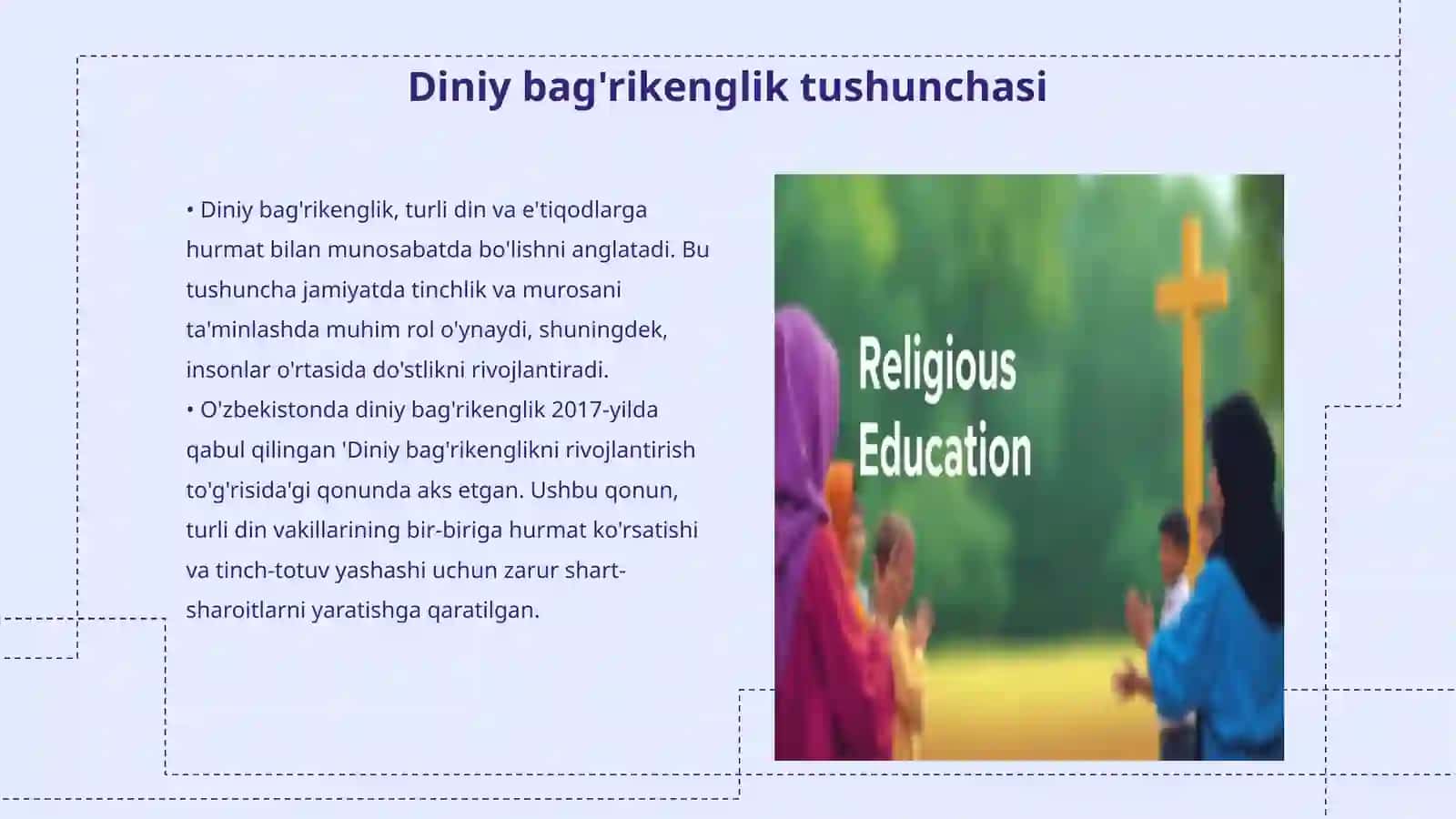 Diniy bag'rikenglik va ta'lim 3
