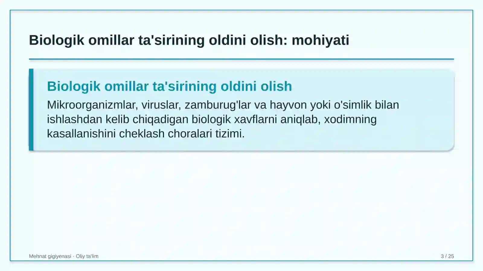 parrandachilik fabrikalarida biologik omillar ta'sirining oldini olish 7085 3