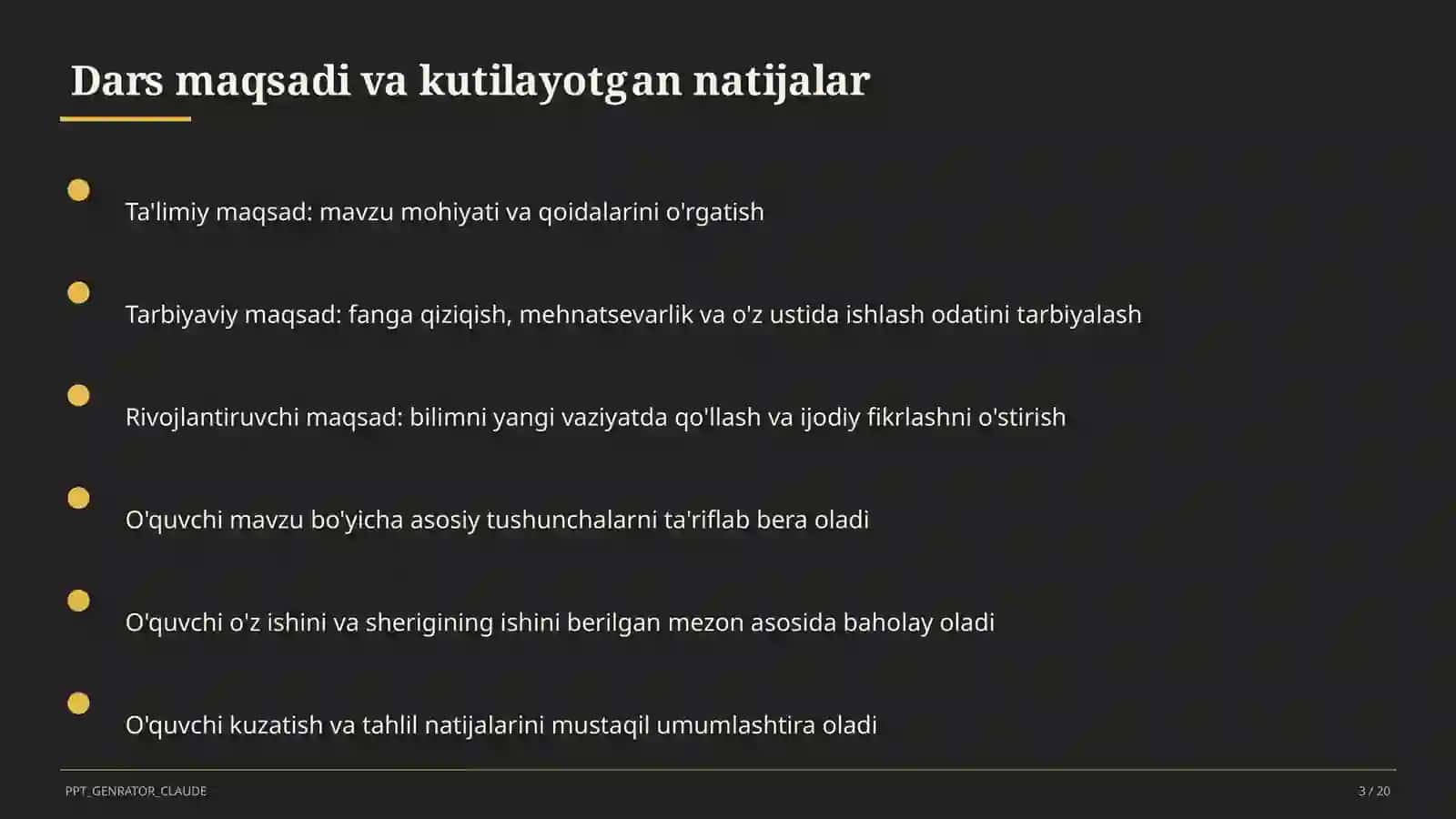 Algebra (7–11) — o'qituvchilar uchun 3