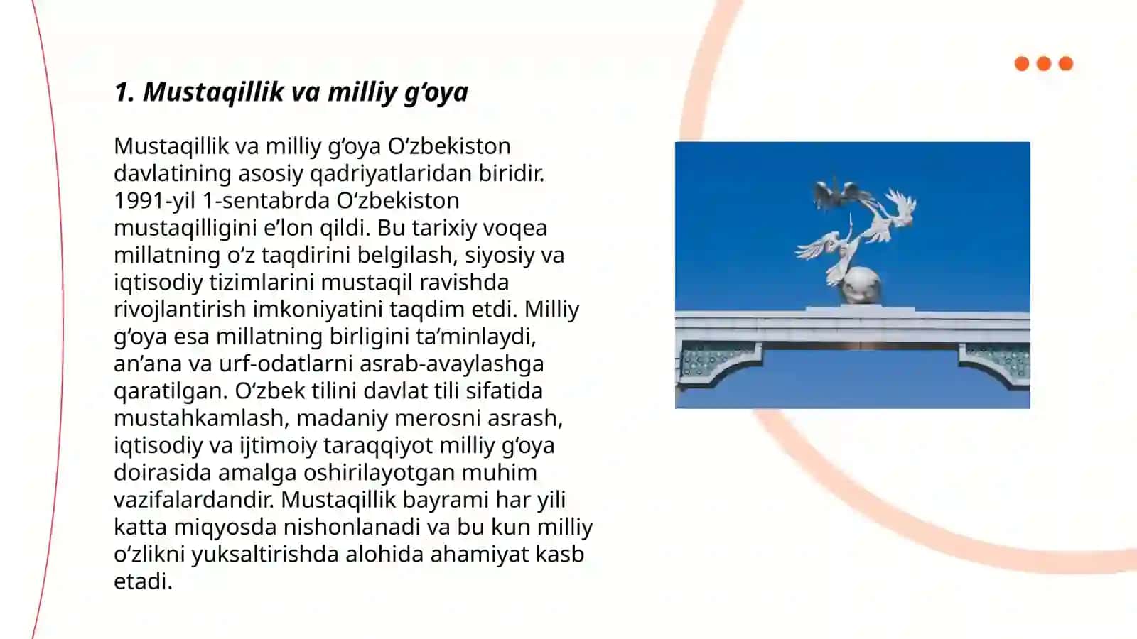 Mustaqillik va milliy g‘oya 3