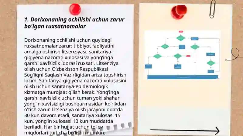 Dorixona xujjatlarini rasmiylashtirish, hujjatlarning turlari 3