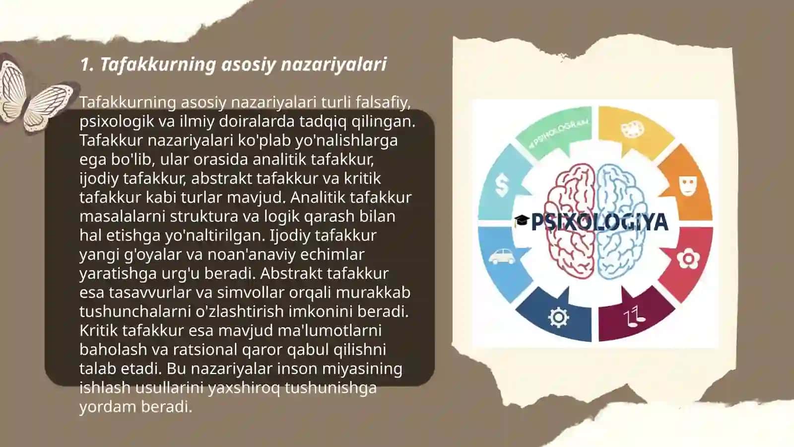 Tafakkur borasidagi psixologik nazariyalar 3