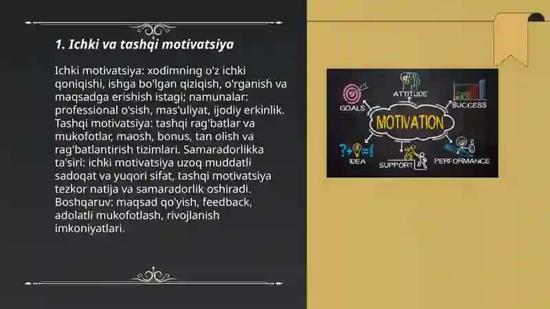 Mativation at work 3