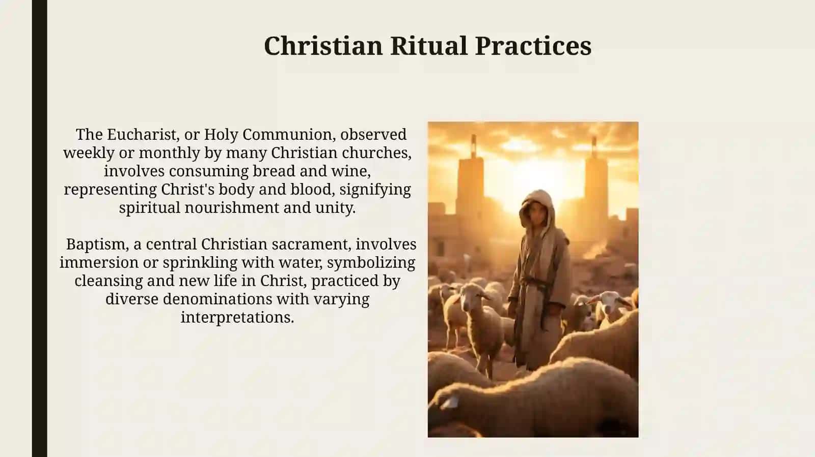 Comparing and contrasting Islam and Christianity 3
