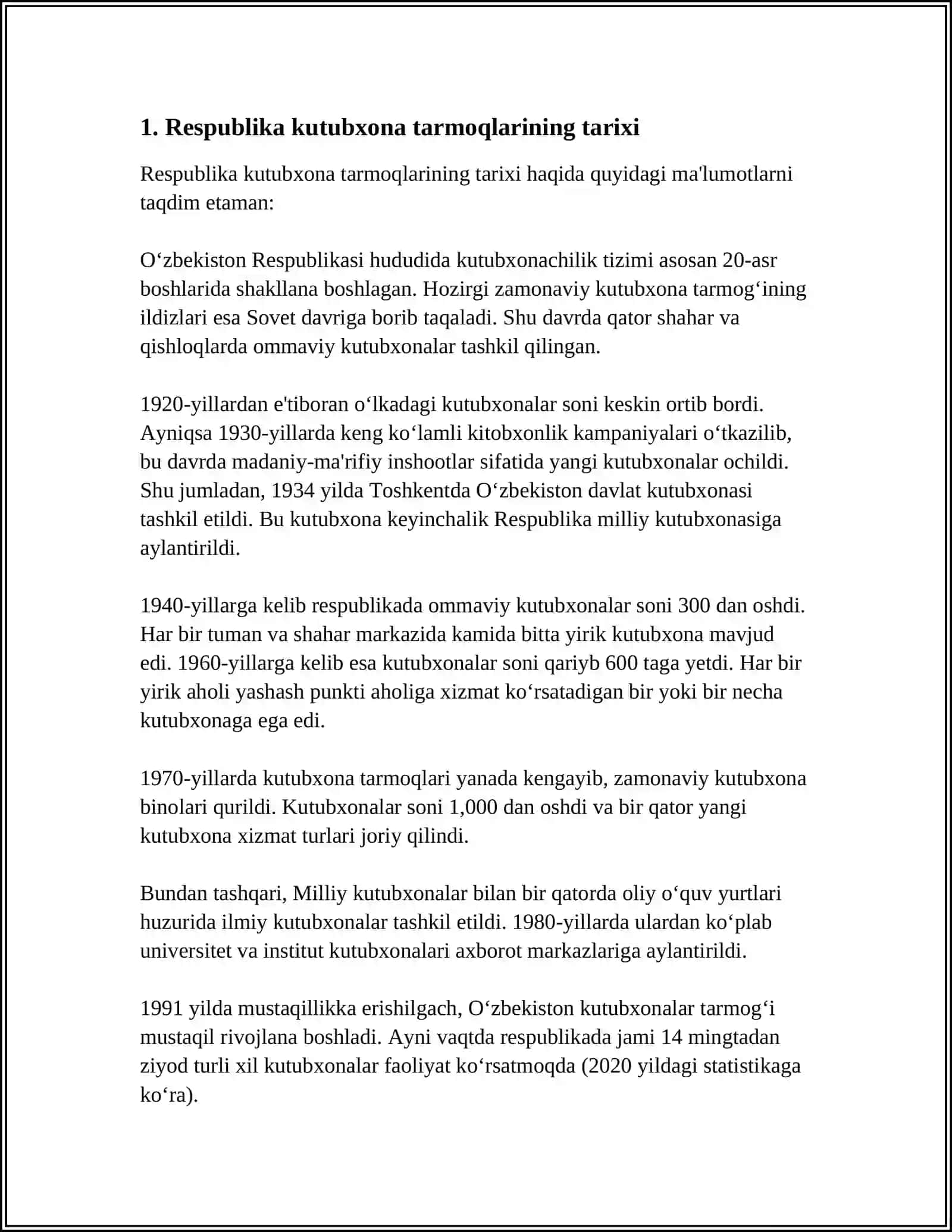 RESPUBLIKA KUTUBXONA TARMOQLARI VA TIZIMLARI 3