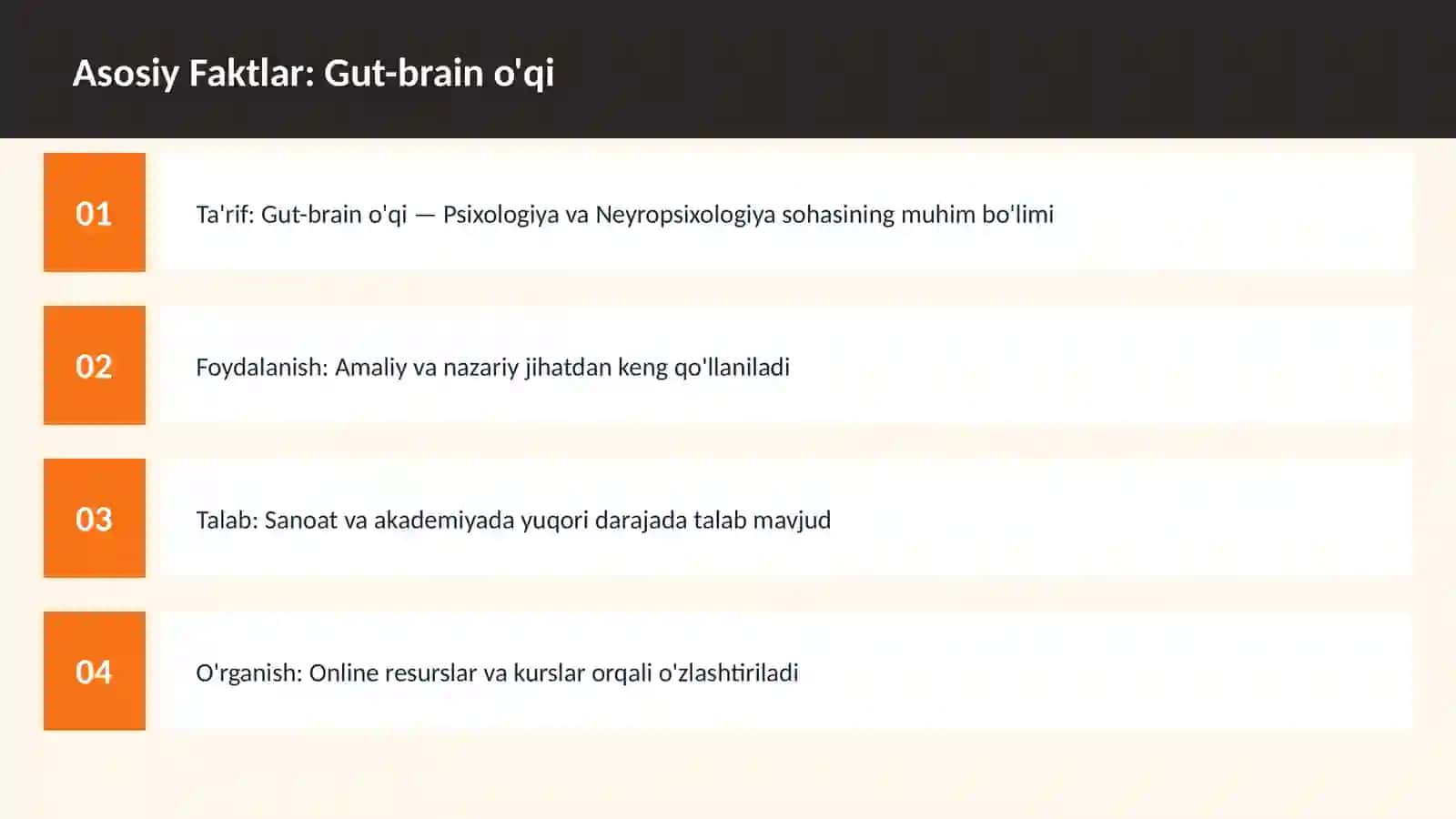 Gut-brain o'qi 3
