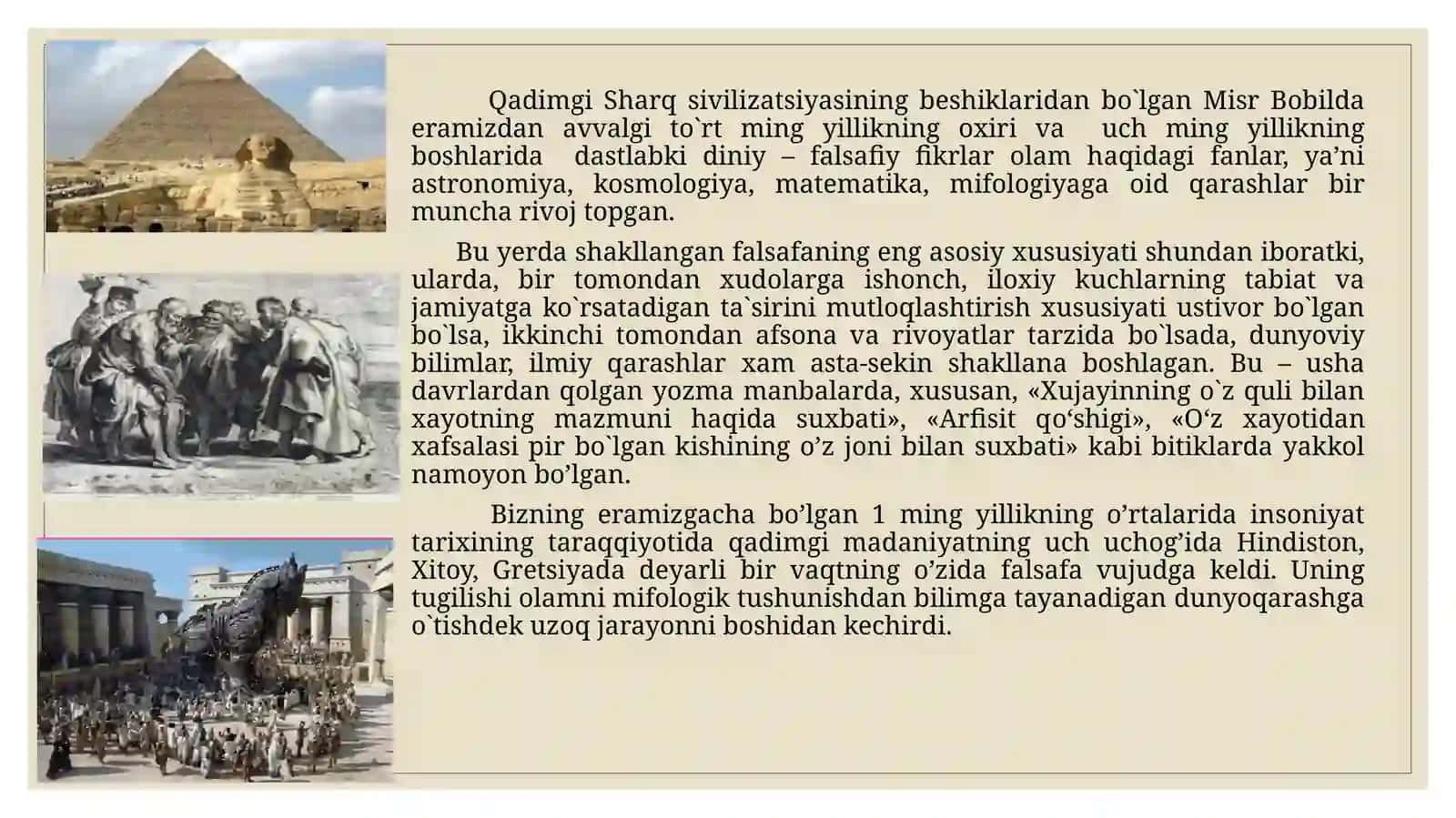 Falsafiy tafakkur taraqqiyoti bosqichlari 3