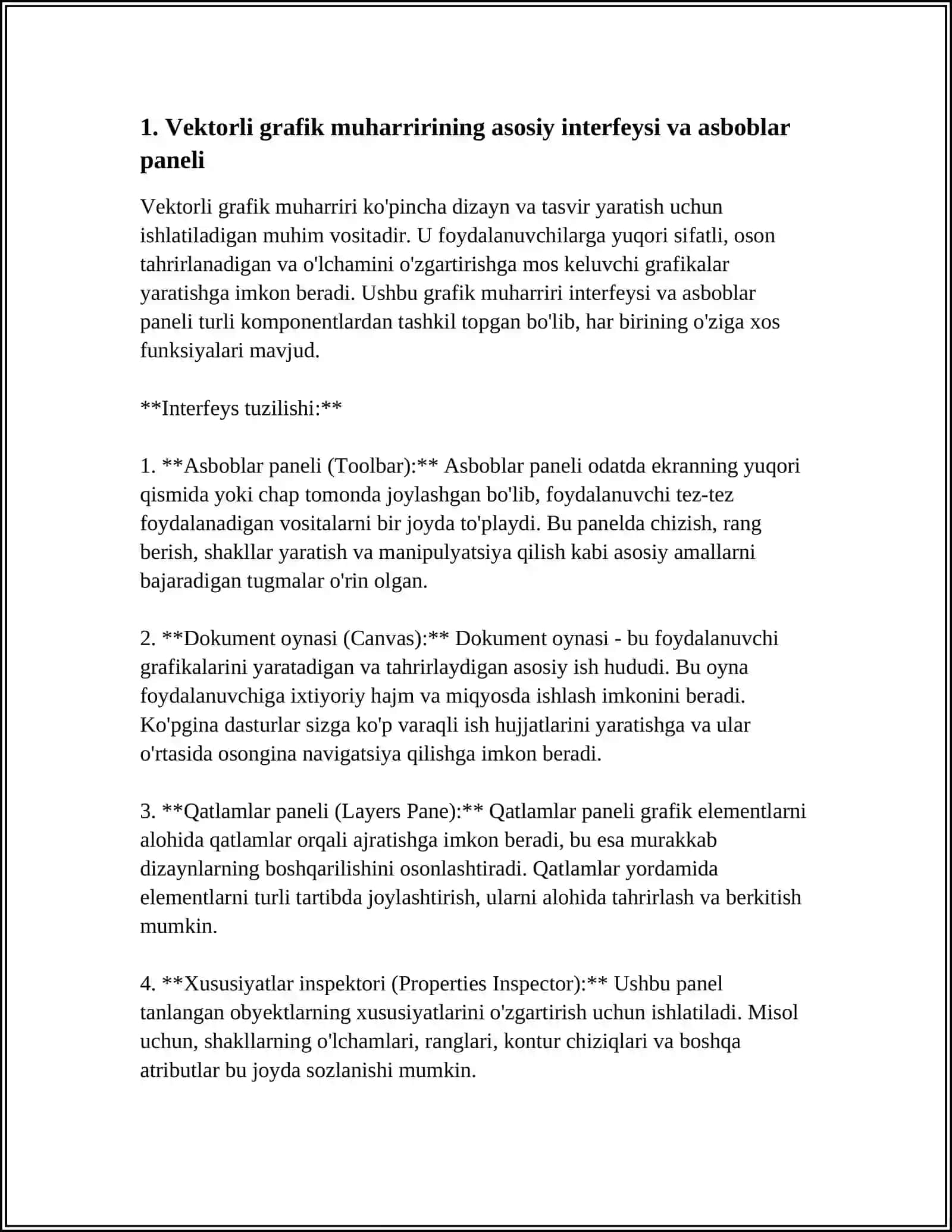 RAQAMLI TASVIRLARNI YARATISH VA QAYTA ISHLASH ASBOBLAR TO'PLAMI (VEKTORLI GRAFIK MUHARRIRI) 3