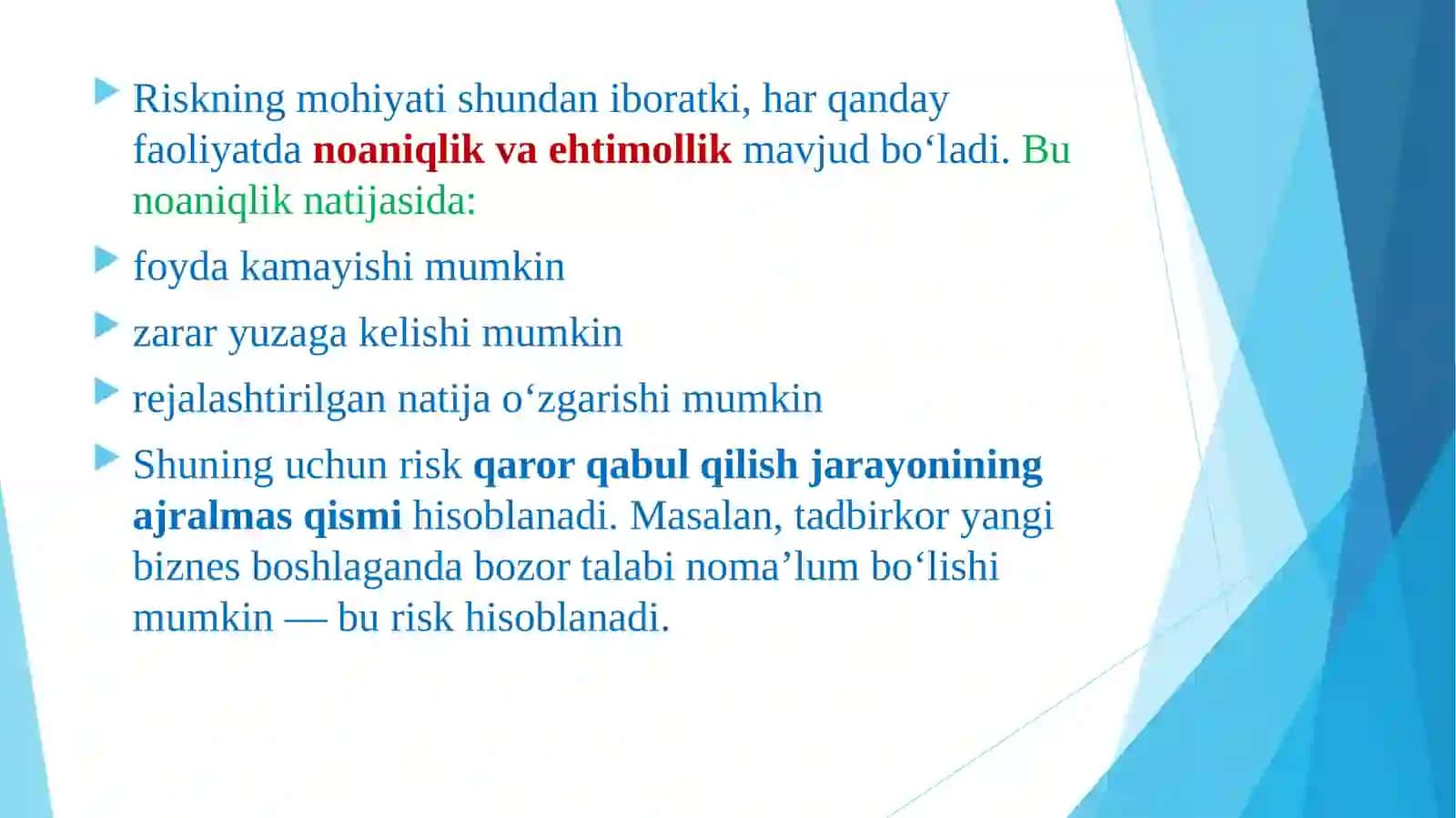 KORPORATIV RISKLARNI BOSHQARISH 3