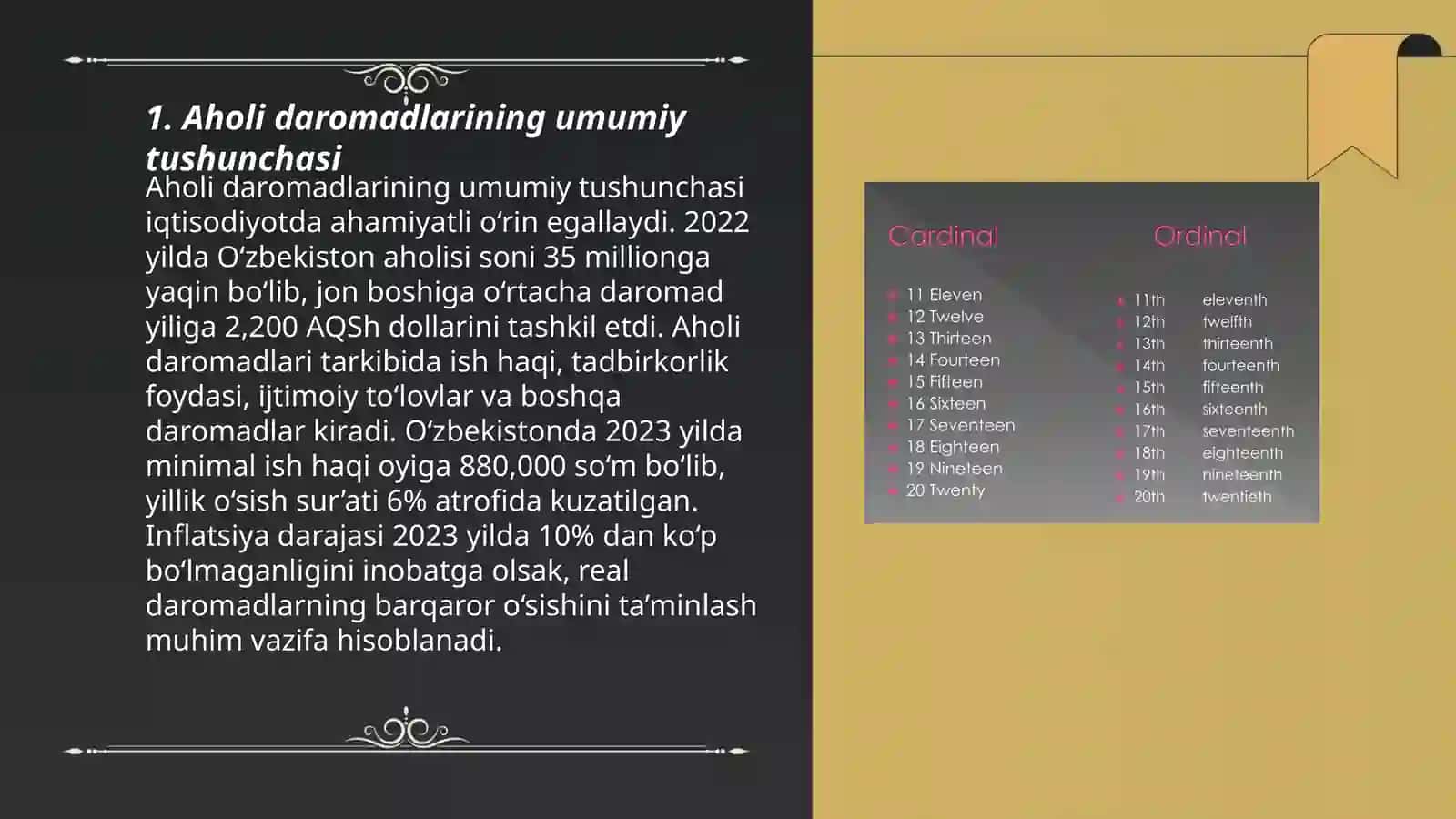 Aholi daromatlari va ularning shakllanish manbalari 3