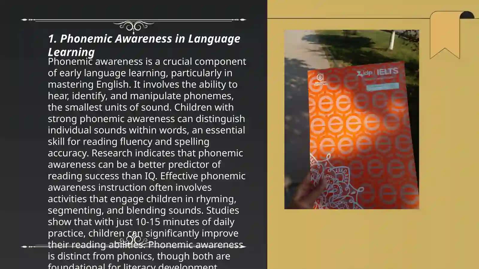 Phonemic Awareness in Language Learning 3