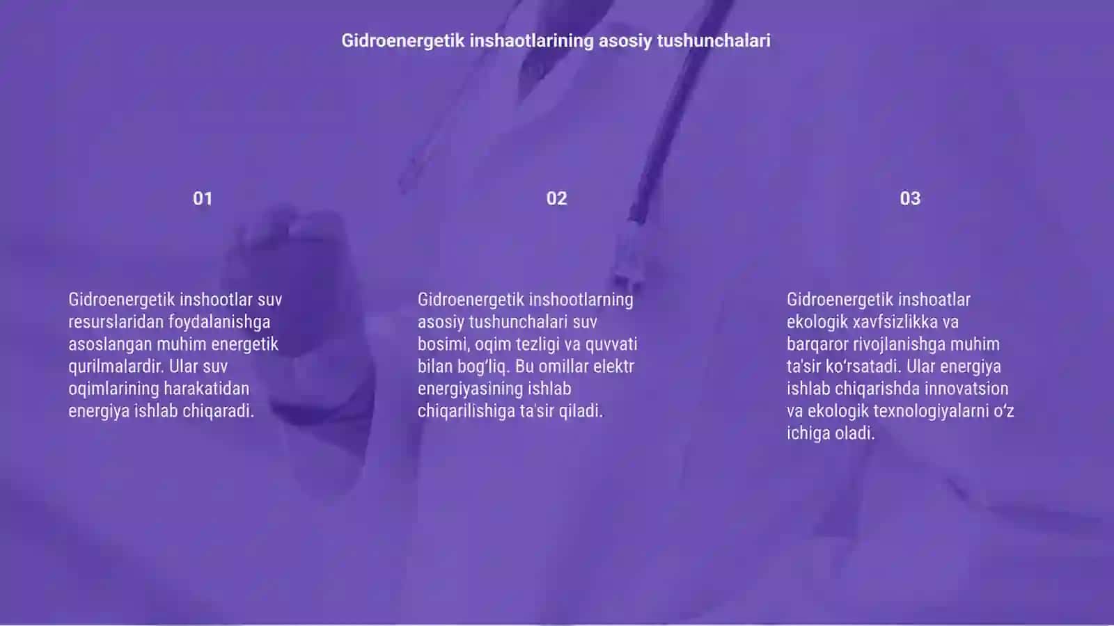Gidroenergetik inshaotlar 3