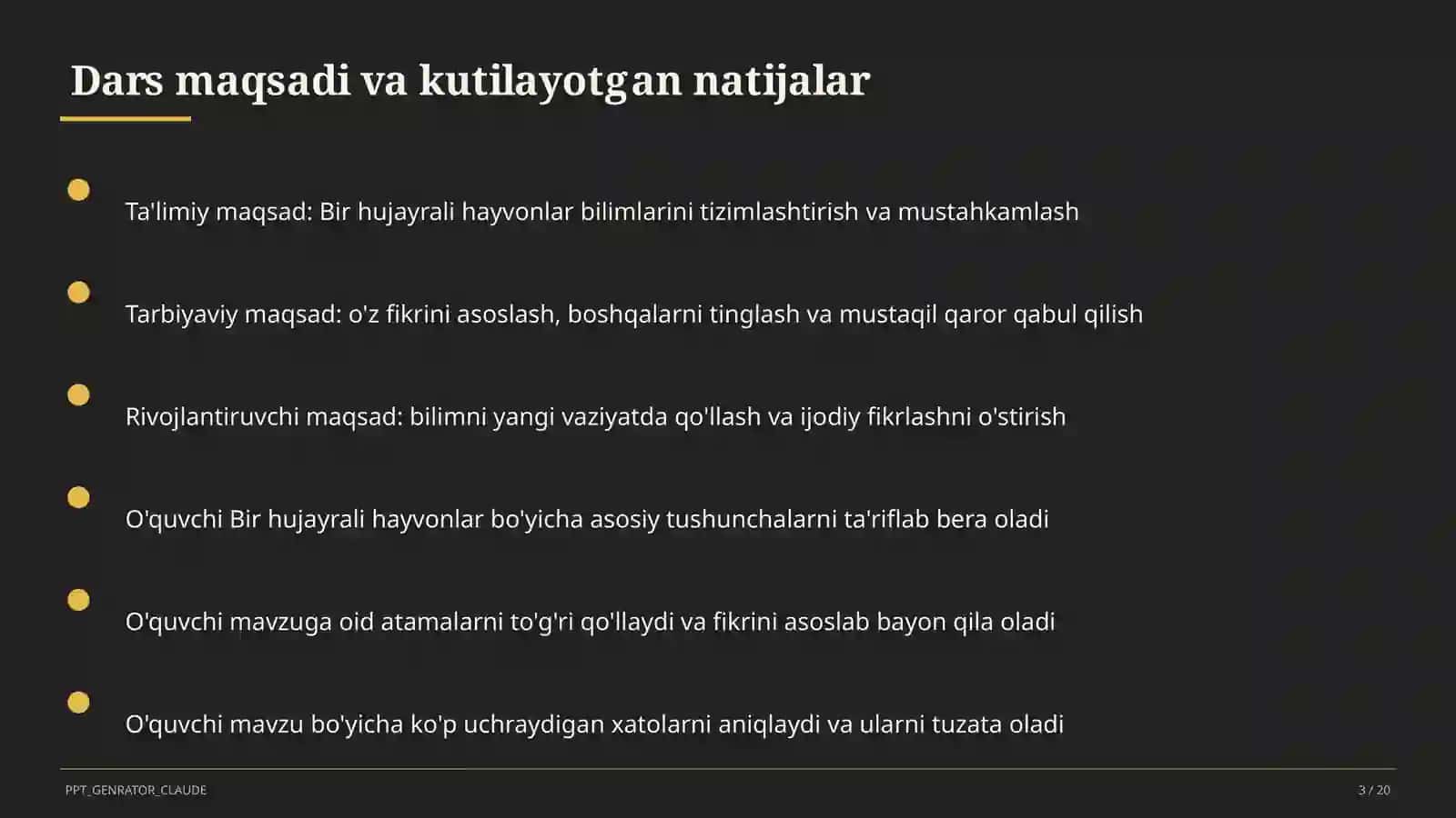 Bir hujayrali hayvonlar (7-sinf) 3