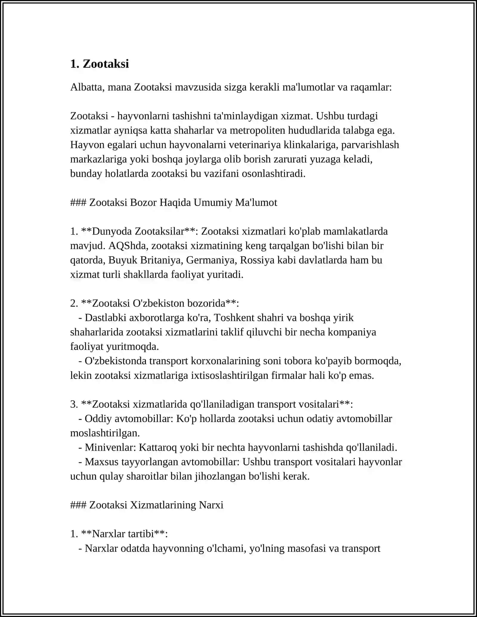 Zootaksi 3
