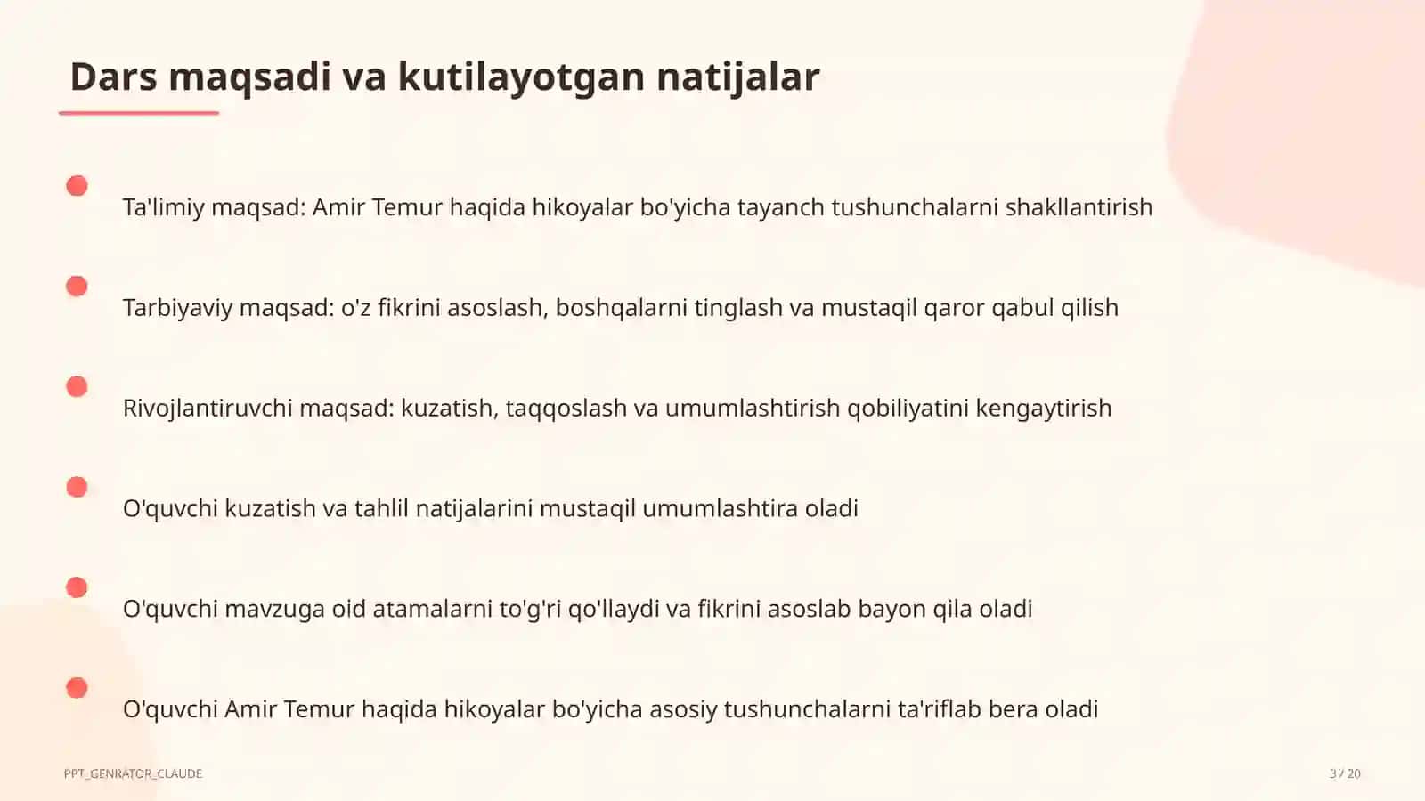 Amir Temur haqida hikoyalar (5-sinf) 3