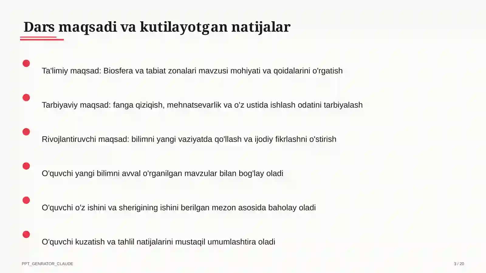 Biosfera va tabiat zonalari (6-sinf) 3