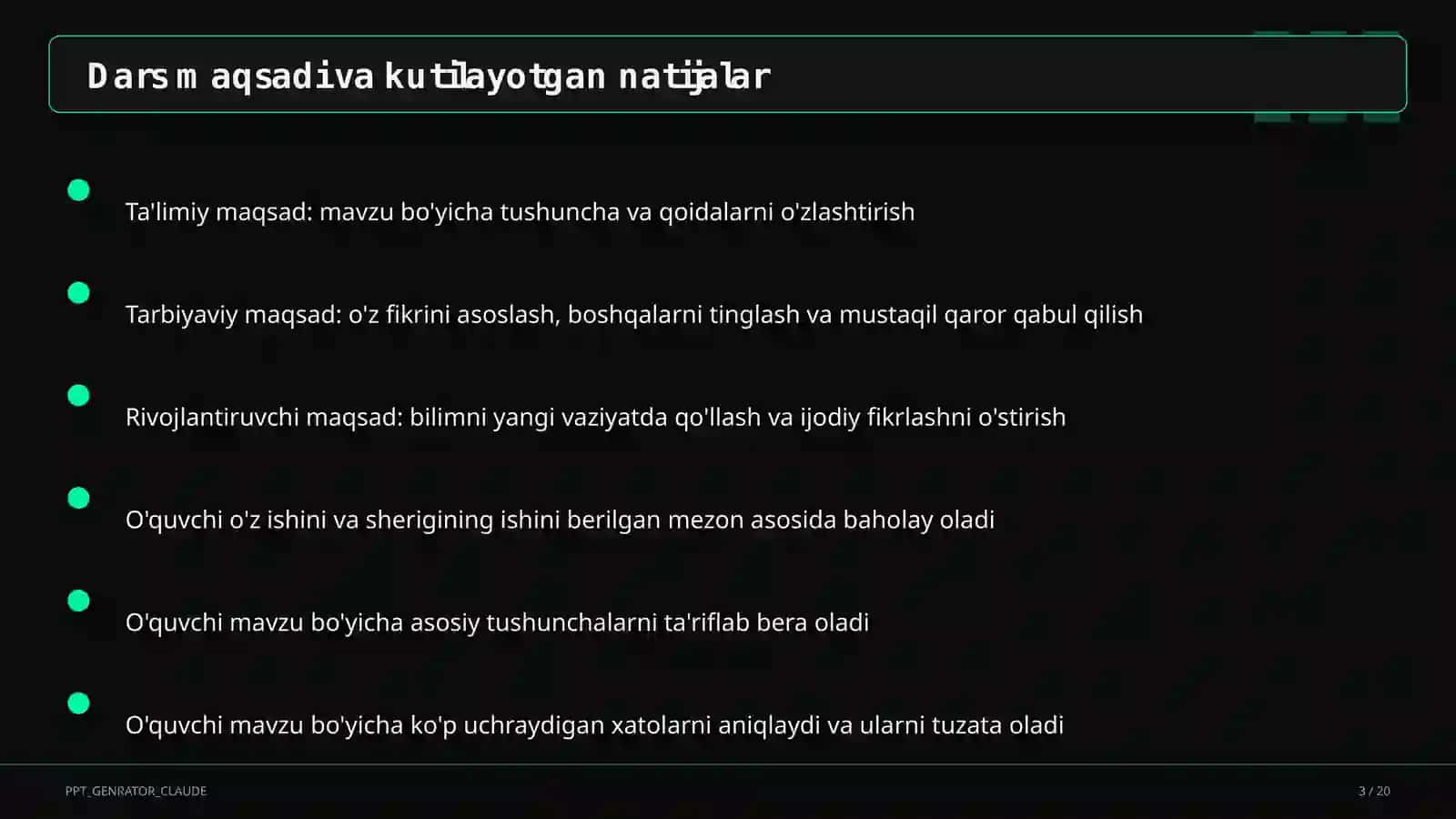 Dolzarb mavzular — maktab va o'qituvchilar (2026) 3