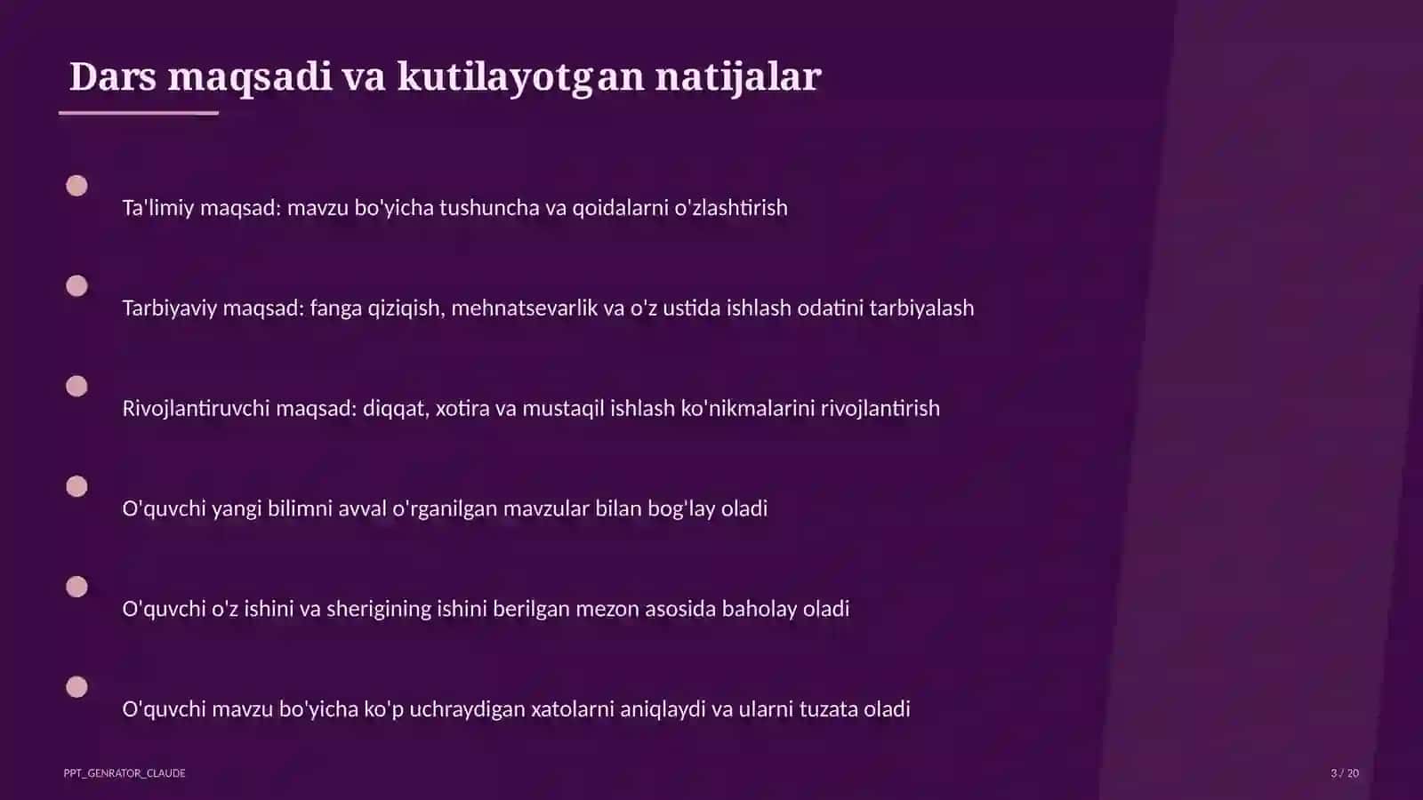 Sinuslar va kosinuslar teoremasi (9-sinf) 3