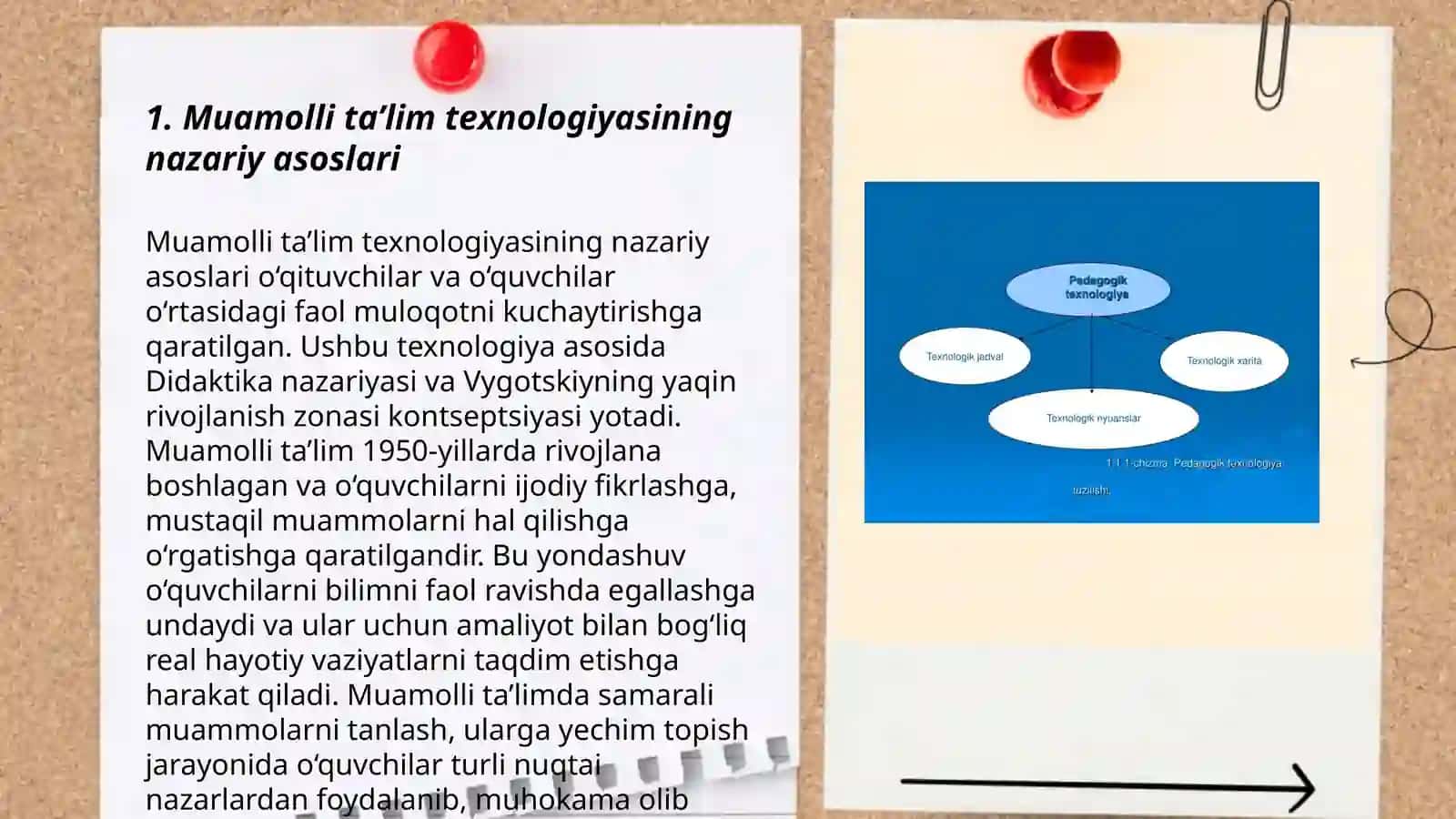 Umumiy biologiyani oqitishda muamolli talim texnologiyasi asosida loyihalashtirish 3