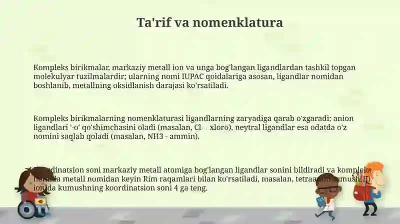 Kompleks birikmalar va ularning turlari 3