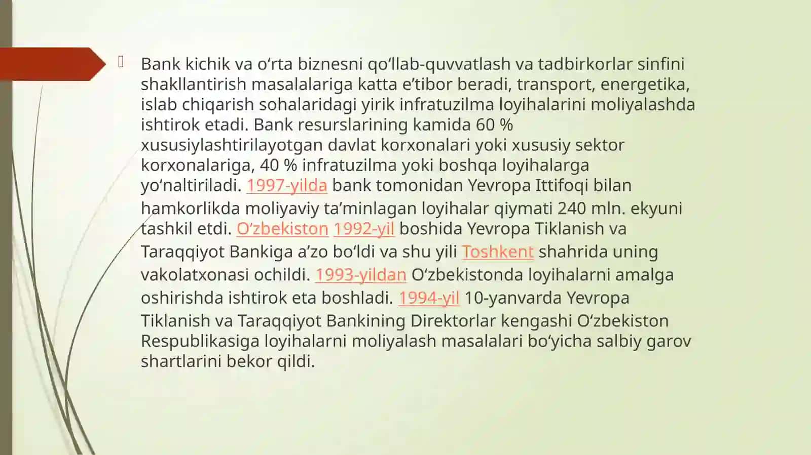 Yevropa tiklanish va taraqqiyot banki (YeTTB) va uning korparativ boshqaruv tizimi 3