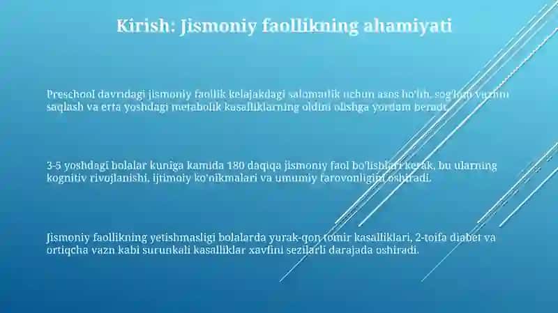Maktabgacha yoshdagi bolalarning jismoniy faolligini oshirish texnologiyalari 3