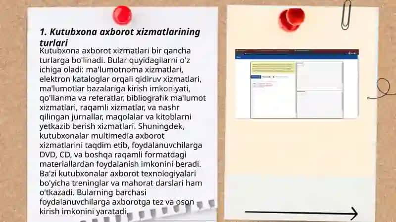 Kutubxona axborot faoliyatining uslubiy ishlari 3