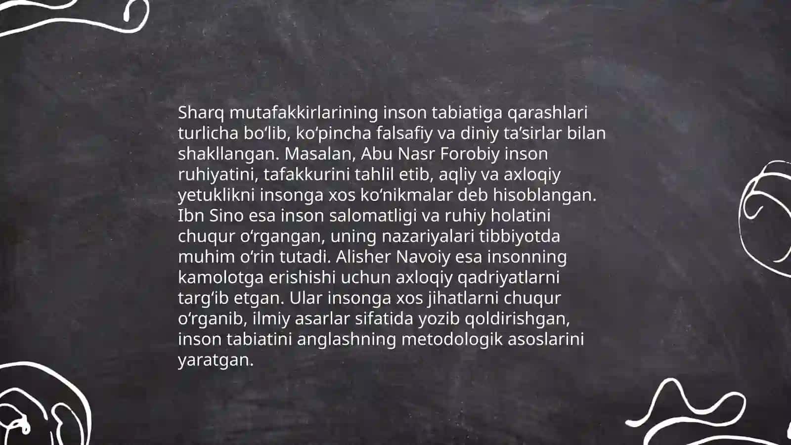 Sharq mutafakkirlarining psixologik qarashlari psixologik kasalliklar 3