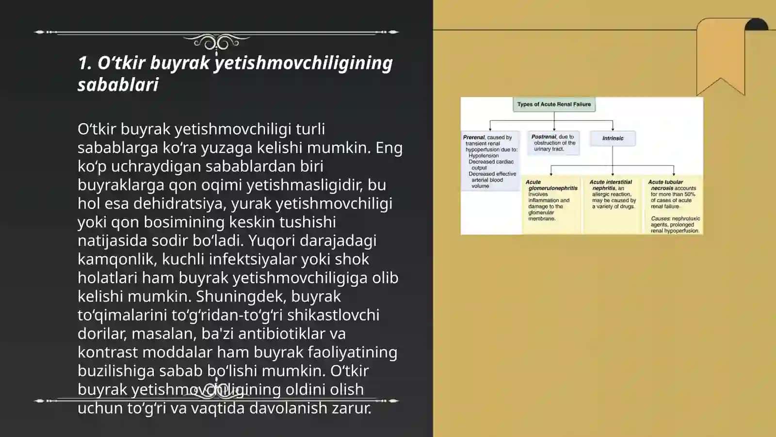 O‘tkir buyrak yetishmovchiligi 3