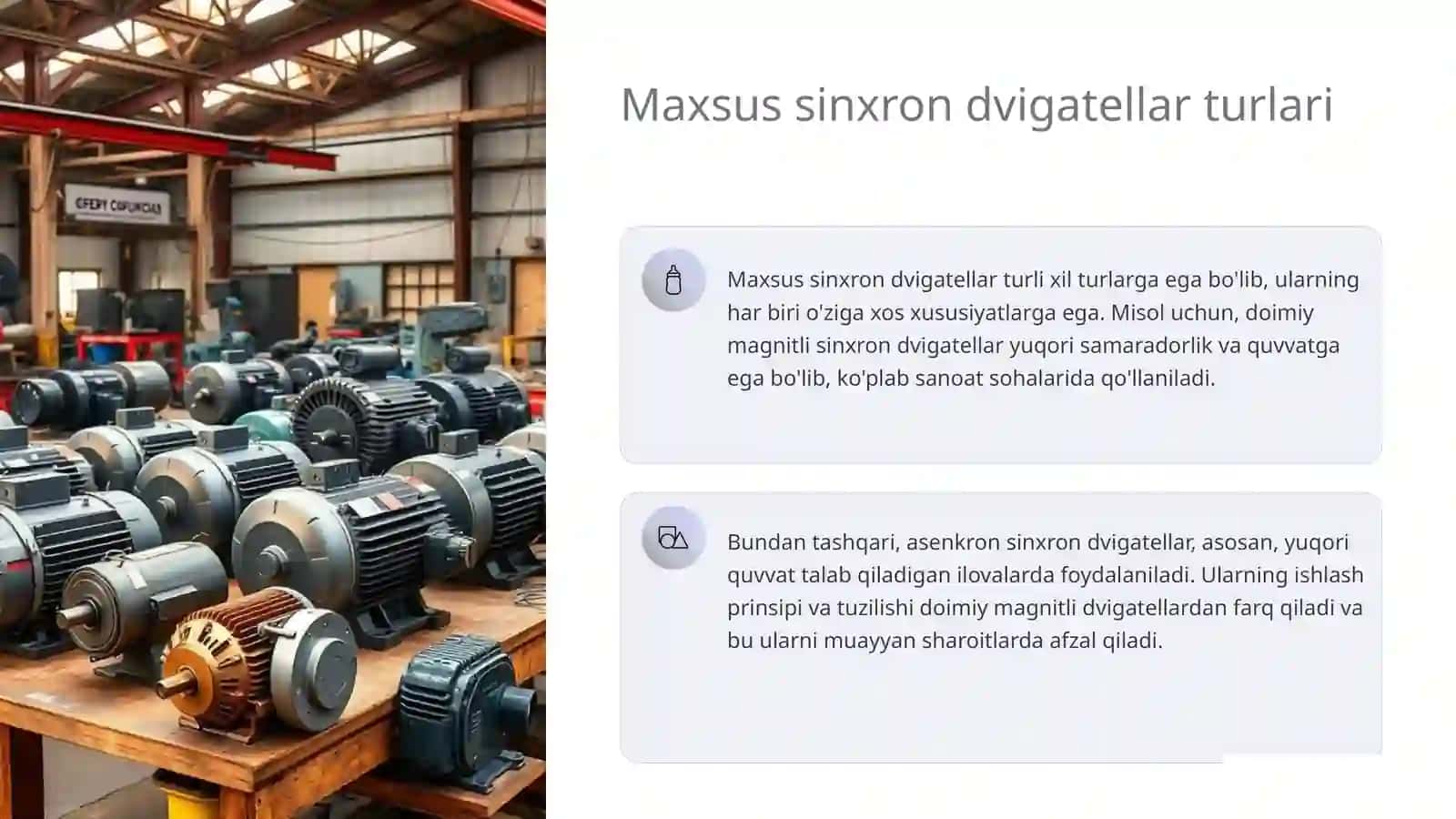Maxsus sinxron elektr dvigatellar 3