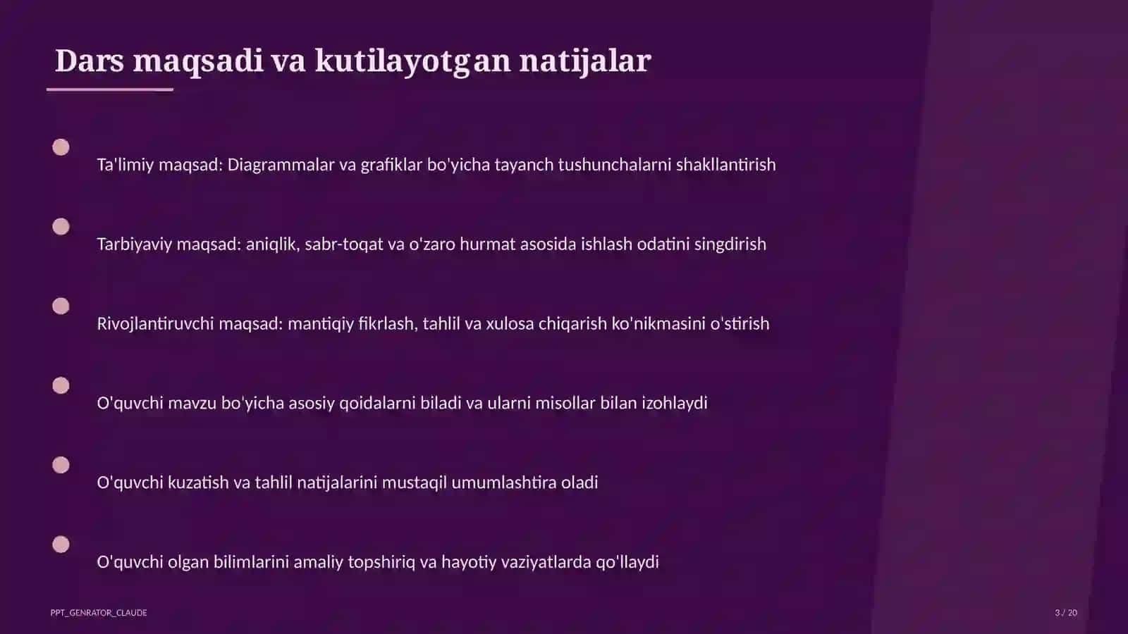 Diagrammalar va grafiklar (6-sinf) 3