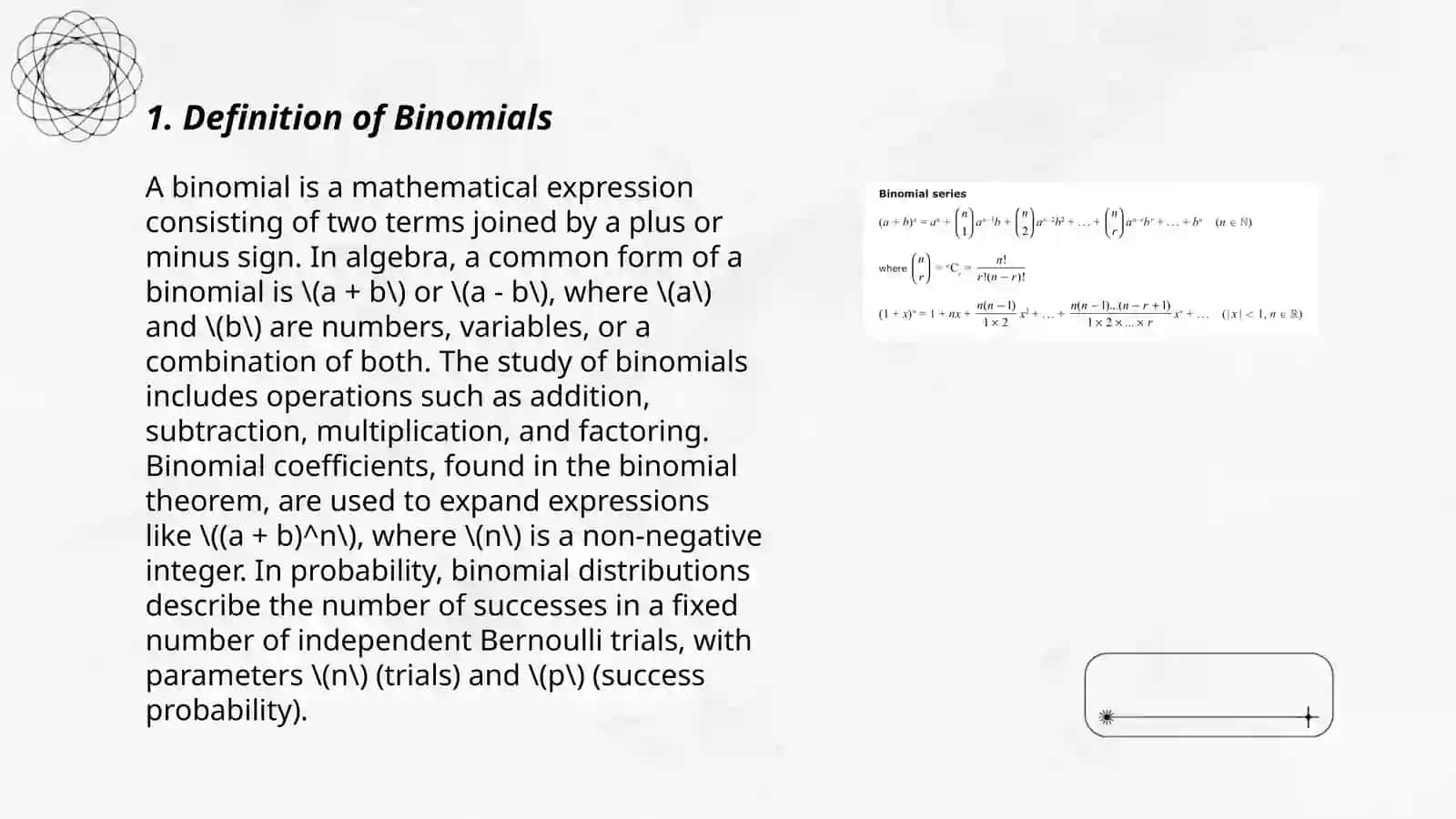 Binomials 3