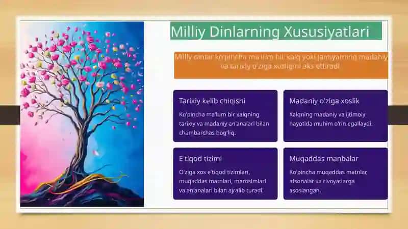 Milliy Dinlar 3