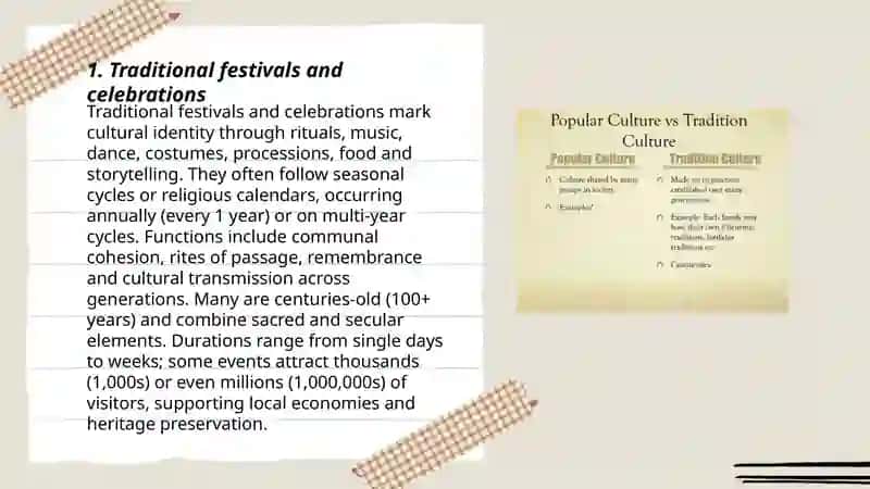 Cultures and traditions 3