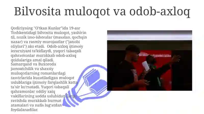 "O'tkan kunlar" 3